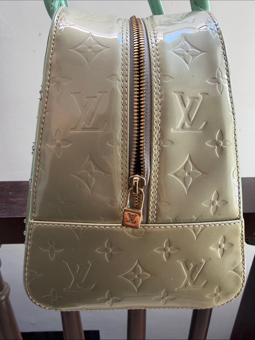 Louis Vuitton Vernis Tompkins Square - rehabbed (mint handles) - Picture 8 of 9
